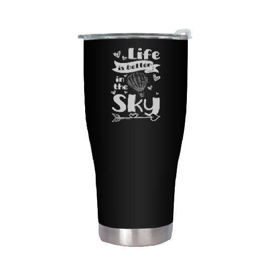 Hot Air Balloon Company Driving Sport Stainless Steel Tumblers