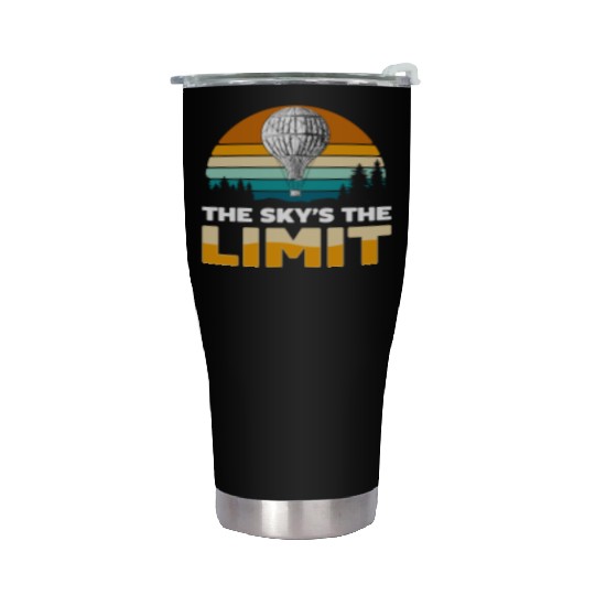 Hot Air Balloon Flying Driving Leisure Stainless Steel Tumblers