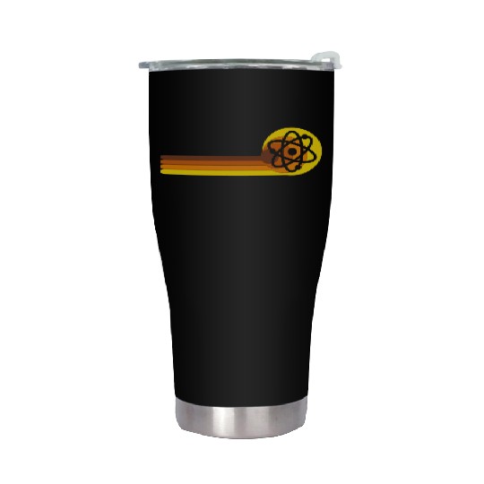 Vintage 70s Physics, Biology, Chemistry or Stainless Steel Tumblers