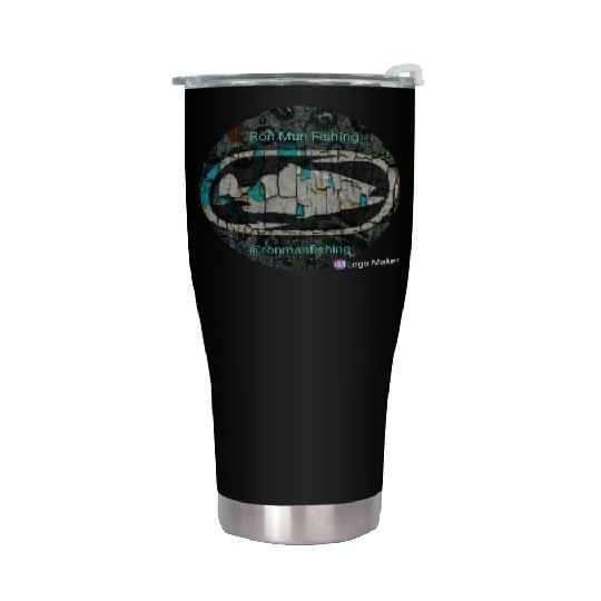 Ron Man Fishing Logo Stainless Steel Tumblers