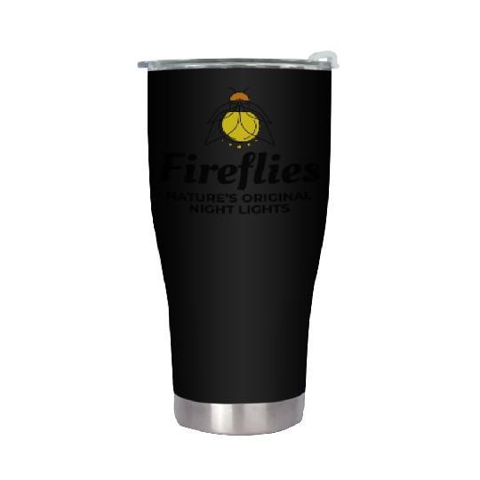 Fireflies Firefly Lightning Bug Insect Collector Stainless Steel Tumblers