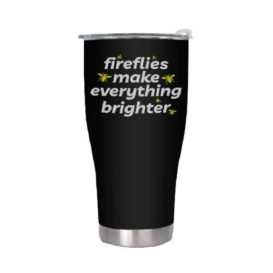 Fireflies Firefly Lightning Bug Insect Collector Stainless Steel Tumblers