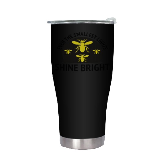 Fireflies Firefly Lightning Bug Insect Collector Stainless Steel Tumblers