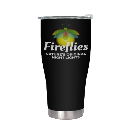 Fireflies Firefly Lightning Bug Insect Collector Stainless Steel Tumblers