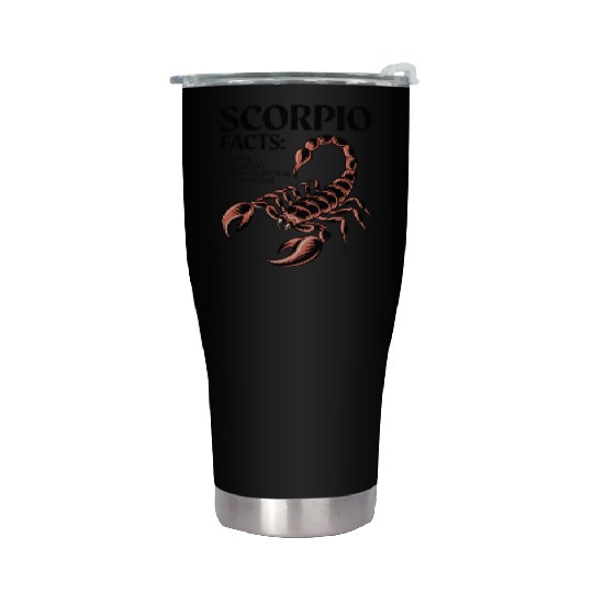Funny Scorpio Zodiac Quote Stainless Steel Tumblers