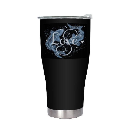 Pisces Vibes Stainless Steel Tumblers