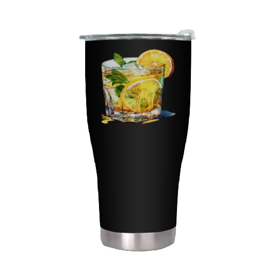Lemonade Cocktail Drink Stainless Steel Tumblers