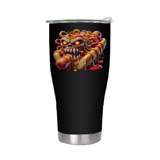 Monster Hot Dog Horror Stainless Steel Tumblers
