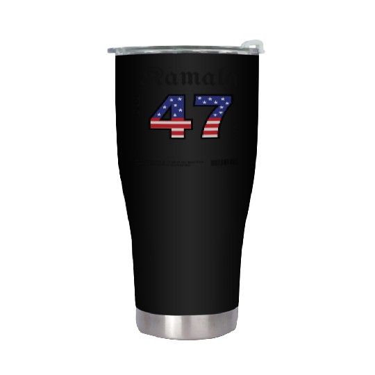 Kamala Harris 47th President USA America Election Stainless Steel Tumblers