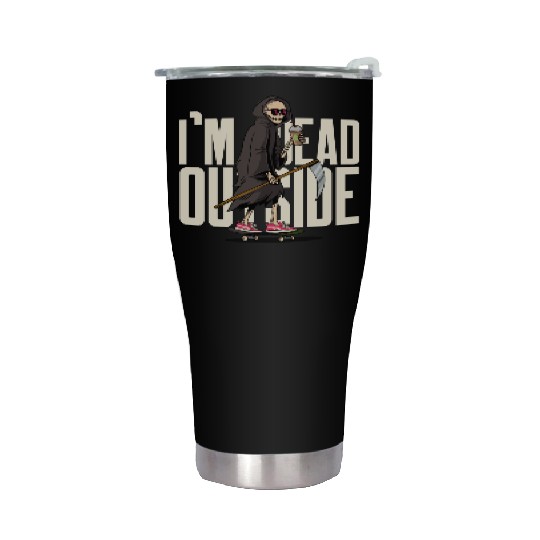 I'm Dead On Inside | Hilarious | Cheers to Comedy Stainless Steel Tumblers