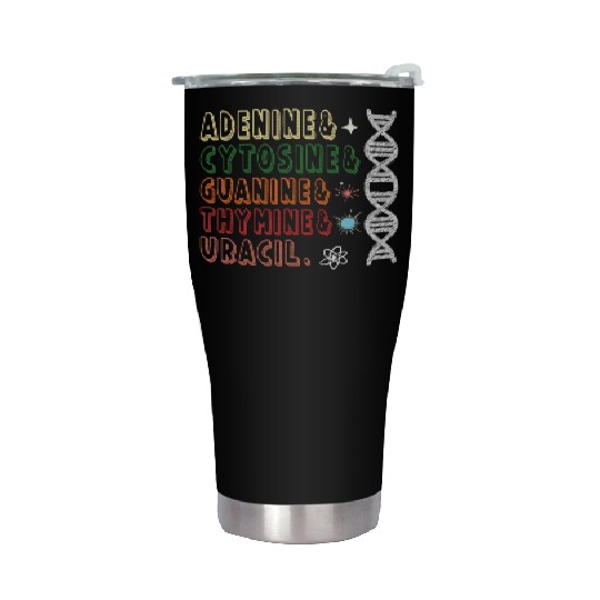 Nucleobases Biology Teacher DNA Biologist Stainless Steel Tumblers