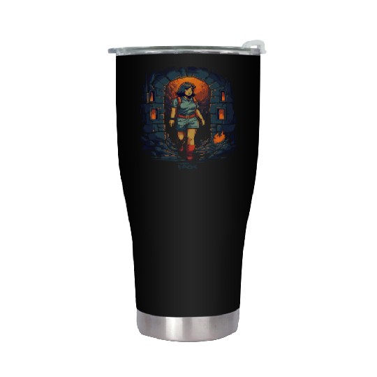 Explore the Dungeon with Dora Stainless Steel Tumblers