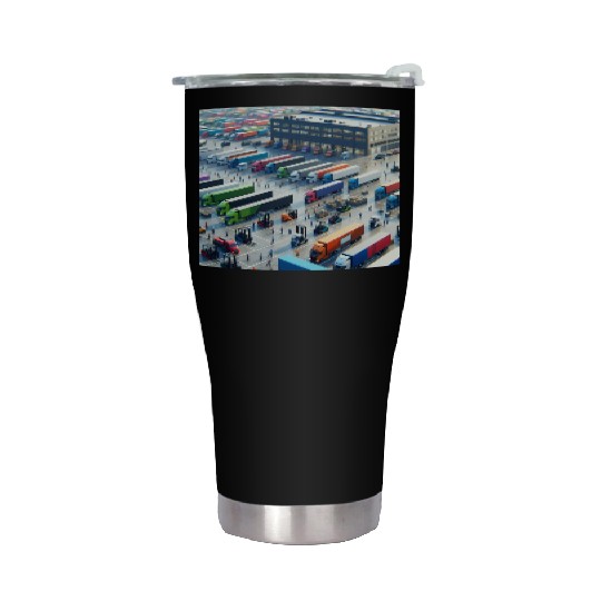 Big Trucking Company Stainless Steel Tumblers
