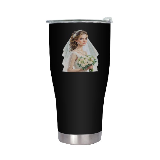 Wedding - bride Stainless Steel Tumblers
