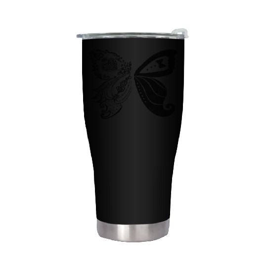 Married couple as butterfly Stainless Steel Tumblers