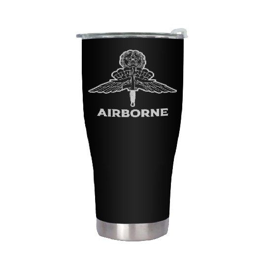 US Army Airborne: Leap into Valor. Stainless Steel Tumblers
