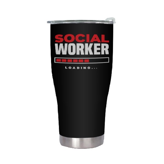 Social Worker Is Invited Stainless Steel Tumblers
