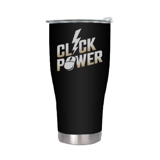 Click Power Cyber Monday Shopping Force Stainless Steel Tumblers
