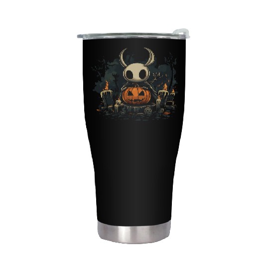 Spooky Hollow Knight Stainless Steel Tumblers