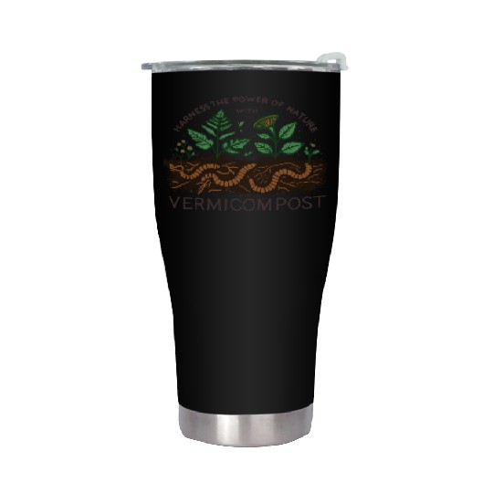 Harvest The Power Of Nature With Vermicompost Stainless Steel Tumblers