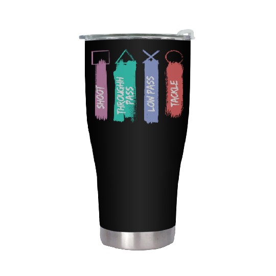 Playstation Button Stainless Steel Tumblers