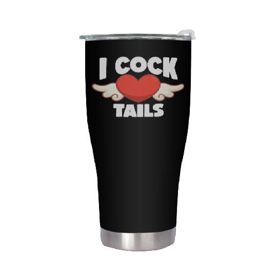 Funny I Love Cocktails 8 Stainless Steel Tumblers
