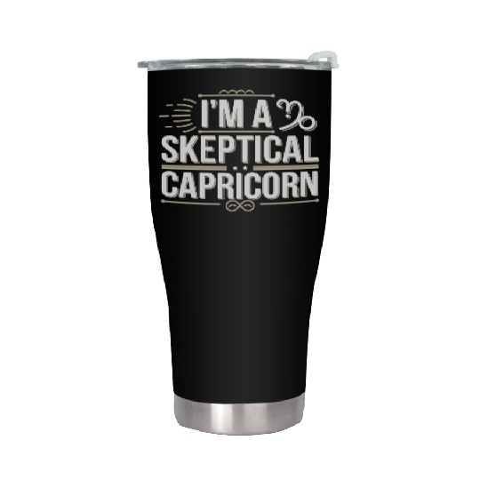 Astrology Skeptic Critical Thinking Stainless Steel Tumblers
