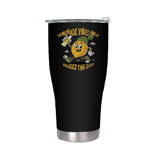 Lemonade Vibes Only Stainless Steel Tumblers