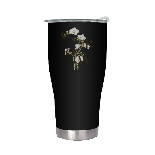 Grow Orchid Stainless Steel Tumblers