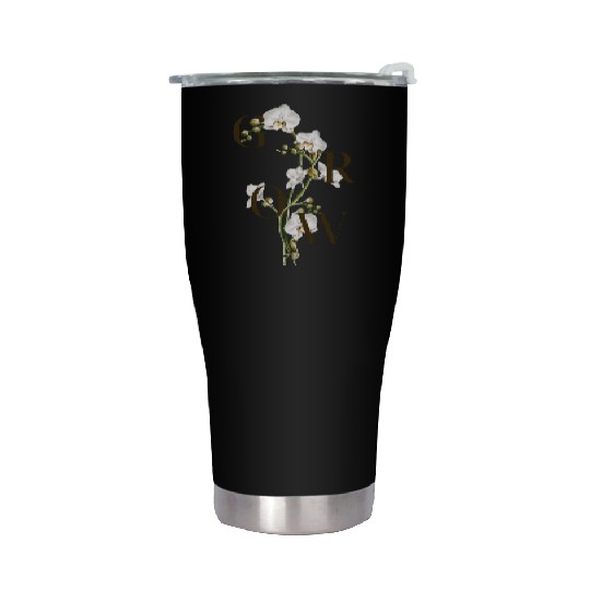 Grow Orchid Stainless Steel Tumblers