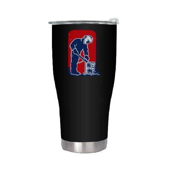 major league welder sticker Funny Welder League Stainless Steel Tumblers