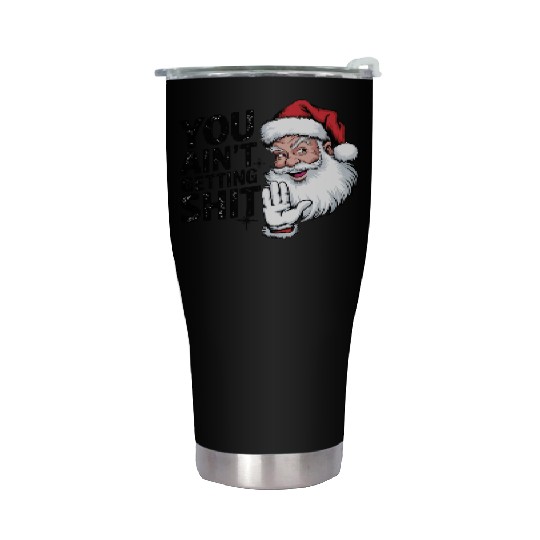 Santa Claus Christmas, Merry Christmas Stainless Steel Tumblers