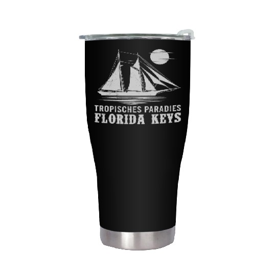 Florida TROPICAL PARADISE KEY-WEST COAST Stainless Steel Tumblers