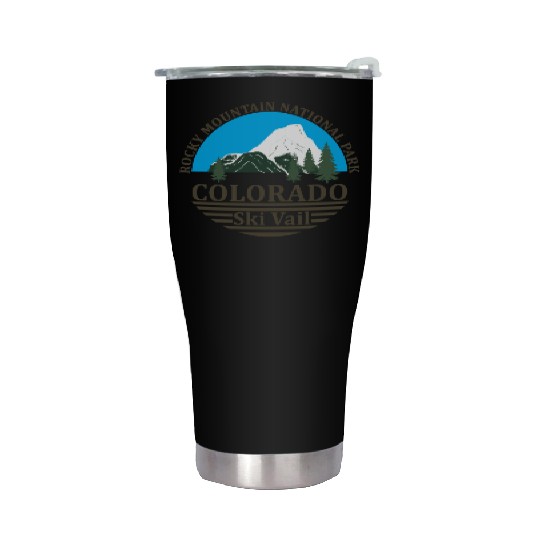 Vail Colorado ski resort Stainless Steel Tumblers