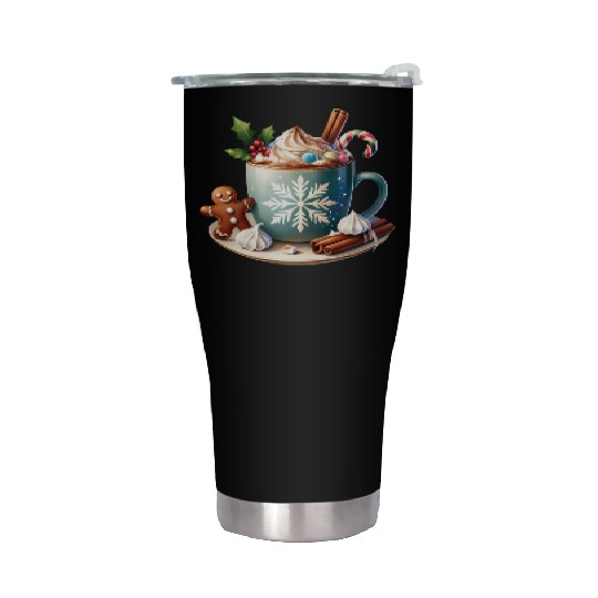 Christmas ice cream, Coquette Chistmas Stainless Steel Tumblers