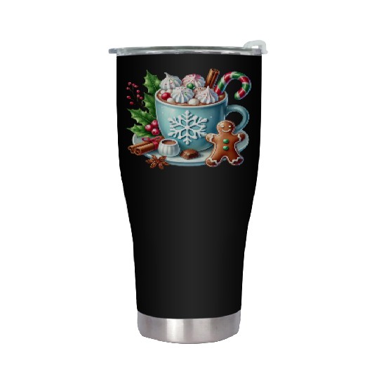 Christmas ice cream, Coquette Chistmas Stainless Steel Tumblers