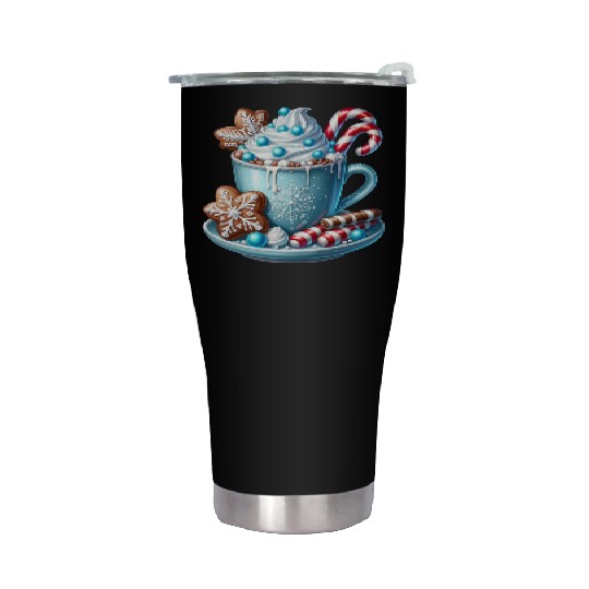 Christmas ice cream, Coquette Chistmas Stainless Steel Tumblers