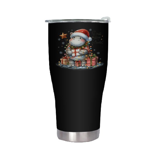 Don t Stop Believin, Merry Christmas Stainless Steel Tumblers
