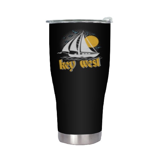 KEY-WEST FLORIDA Sunshine-State West Keys Stainless Steel Tumblers
