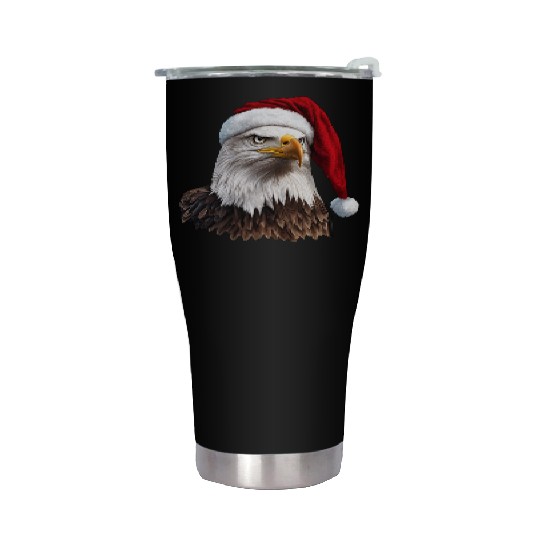 Eagle Christmas / Santa Claus eagle Stainless Steel Tumblers