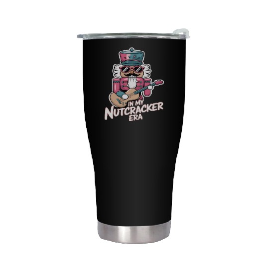 In My Nutcracker Era Nutcracker With Guitar Stainless Steel Tumblers