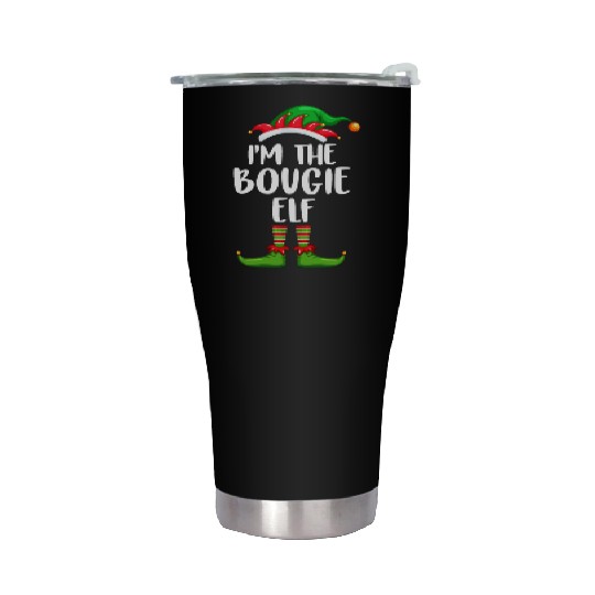 I'm The Bougie Elf Stainless Steel Tumblers Matching Family Christmas