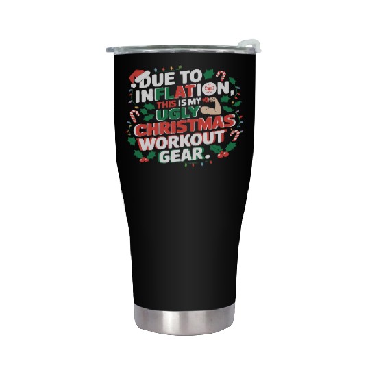 Inflation-Proof Christmas Workout Stainless Steel Tumblers