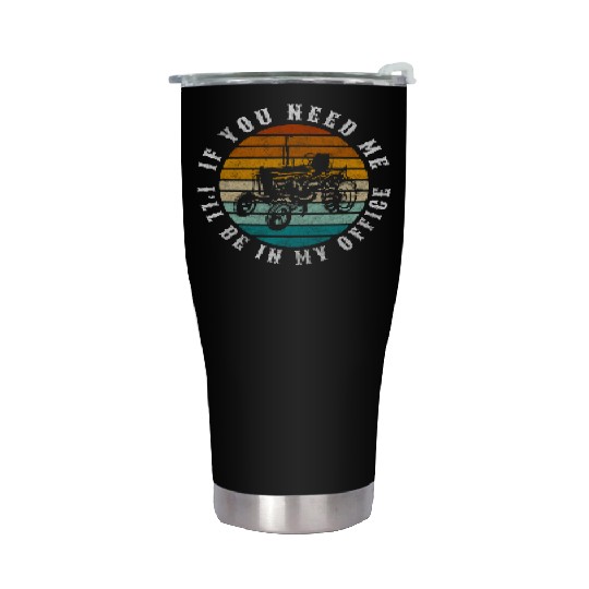 Agriculture Fields Farm Egg Demonstrating Stainless Steel Tumblers