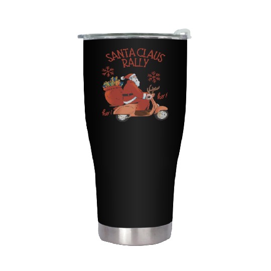 Santa Claus Rally Stainless Steel Tumblers