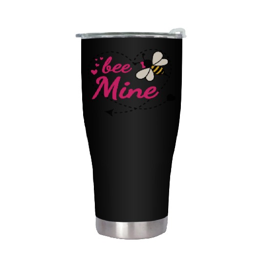 Bee Mine Valentine Stainless Steel Tumblers