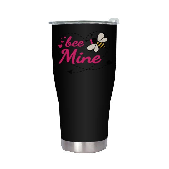 Bee Mine Valentine Stainless Steel Tumblers