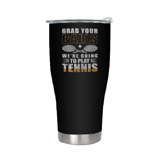 Tennis Ball Competitive Sport Workout Tournament Stainless Steel Tumblers
