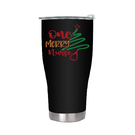 one merry nurse Stainless Steel Tumblers