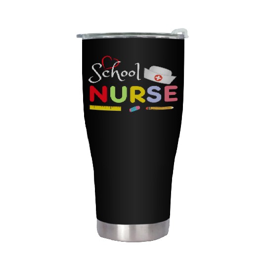 School Nurse Stainless Steel Tumblers